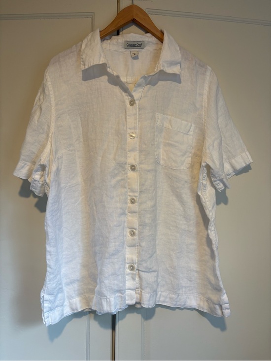 Coldwater Creek Tops - Coldwater Creek Women’s Short Sleeve Button Up Shirt